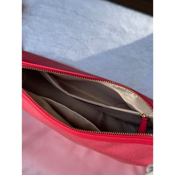 kate spade Rosie Canvas Crossbody Pink Peppercorn Coin Purse Extra Strap Dustbag - Picture 16 of 16